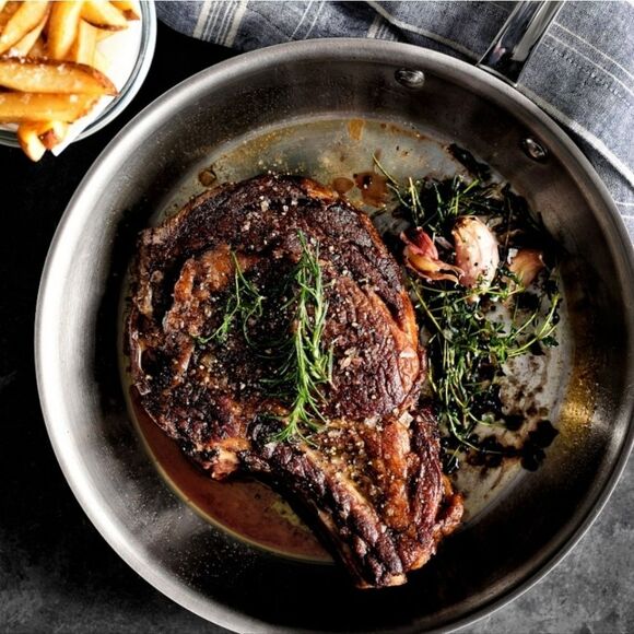 All-Clad G5 Graphite Core Stainless Steel 10.5" Fry Pan - Picture 3 of 16